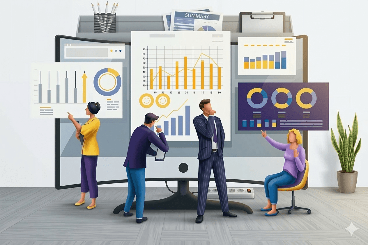Illustration for Data Analytics & Business Intelligence